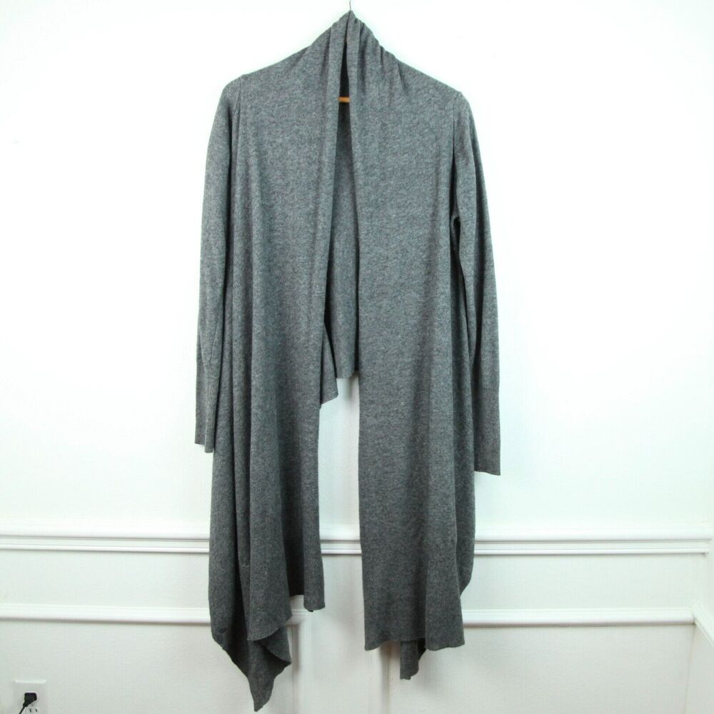 Bryn Walker Small Wool Cashmere Blend‎ Cardigan Lagenlook Boho Minimal Artsy